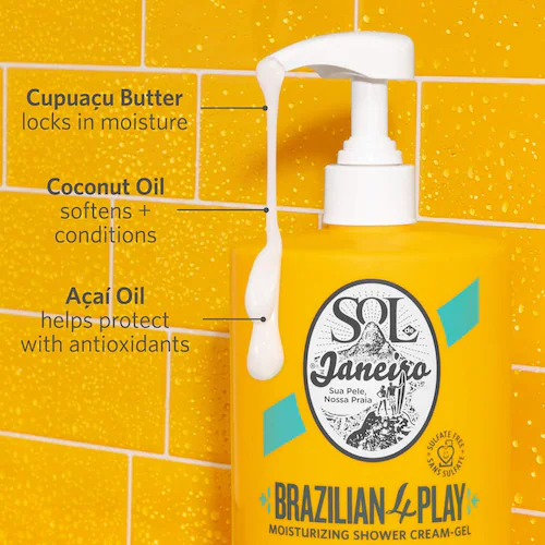 Brazilian Play Moisturizing Shower Cream-Gel - Image 4